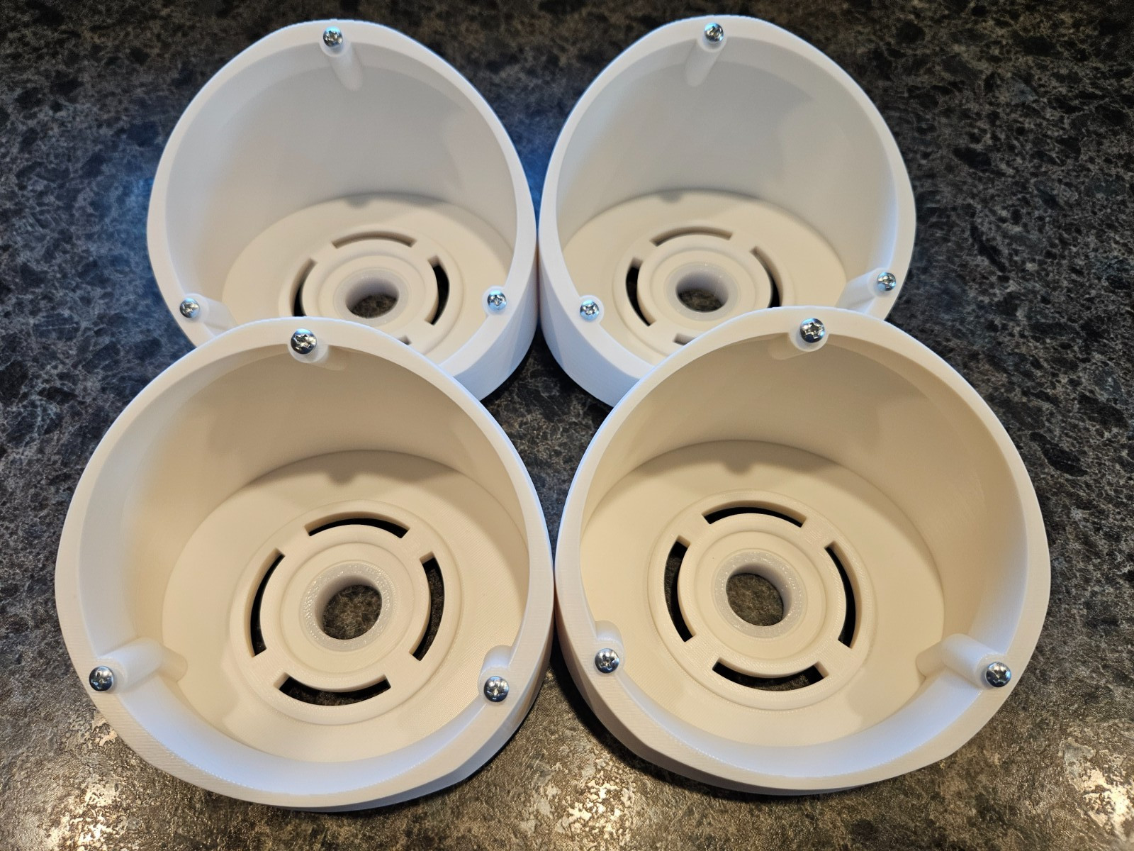 (4 Pack) White Outdoor Mount Box for Reolink RLC-843A RLC 843A Soffit Mount