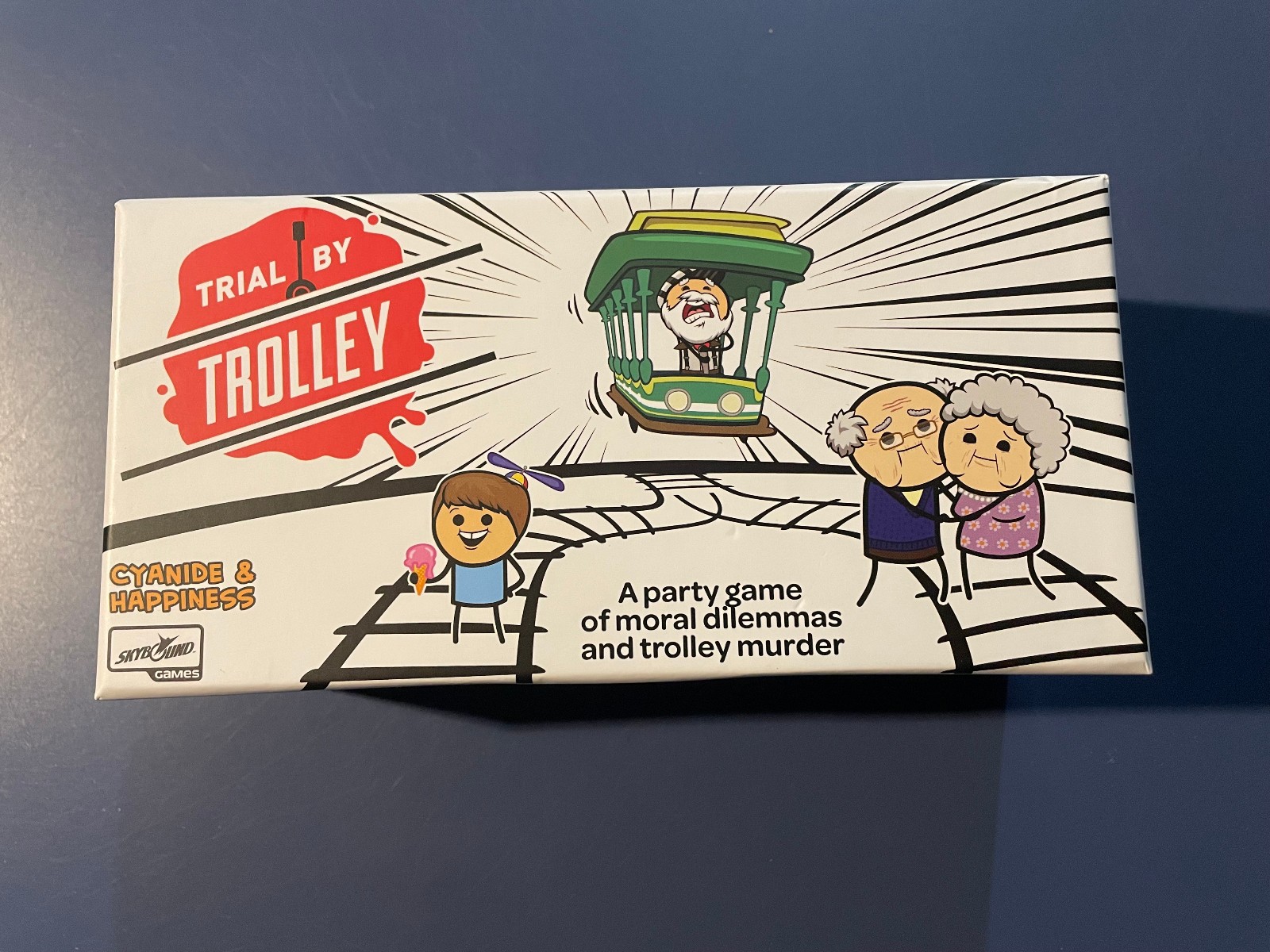 Trial By Trolley Party Card Game COMPLETE from Cyanide & Happiness 2019