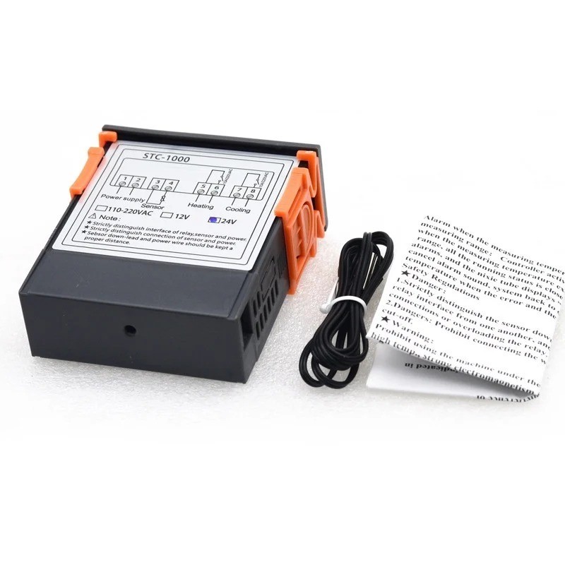 Universal STC-1000 Digital Temperature Controller Thermostat w/ Sensor AC 110V