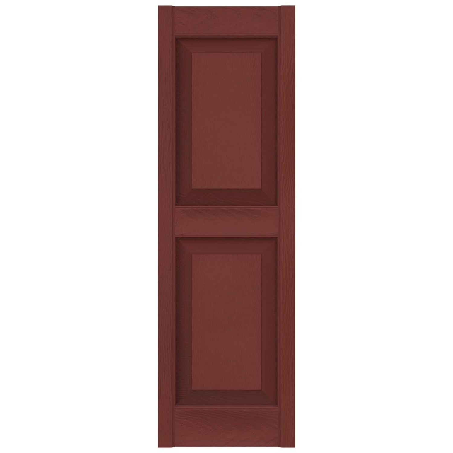 Ekena Millwork Lifetime Vinyl LP2S14X03100RD Standard Two Equal Panel Vinyls,...