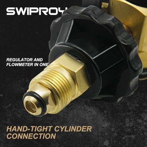 Nitrogen Purging Regulator for Welding & Industrial Use - Adjustable Pressure Co