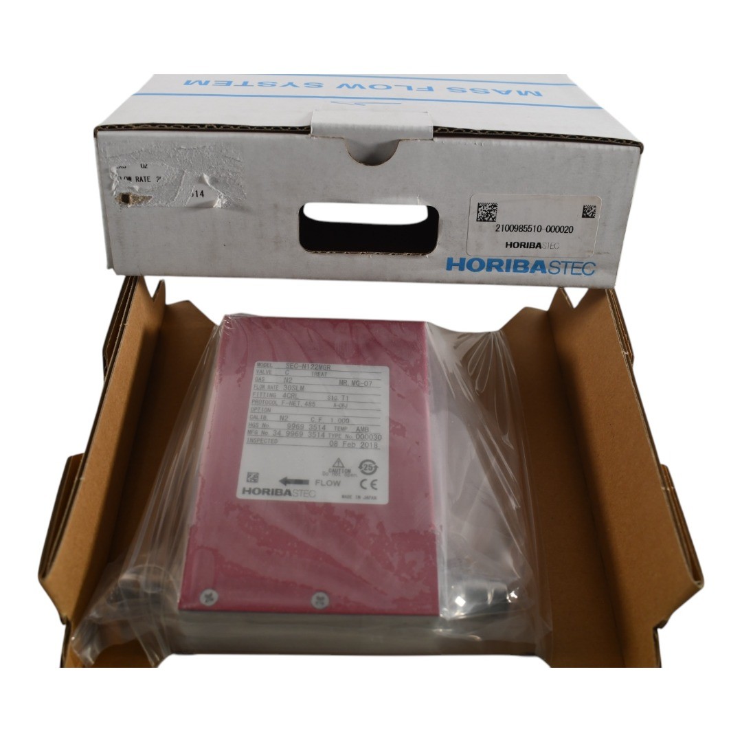 NEW Horiba Stec SEC-N122MGR Mass Flow Controller Gas 30SLM Flow Rate