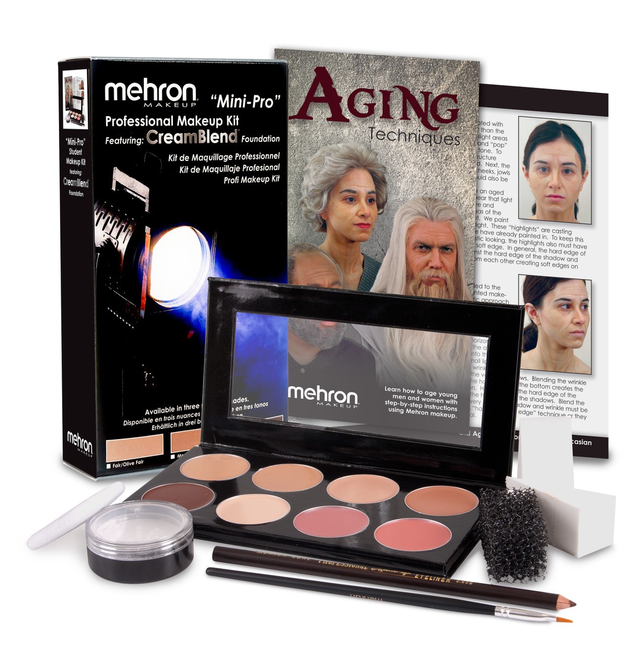 Special Effects Mini-Pro Student Mehron Makeup Kit ~ Pick your choice