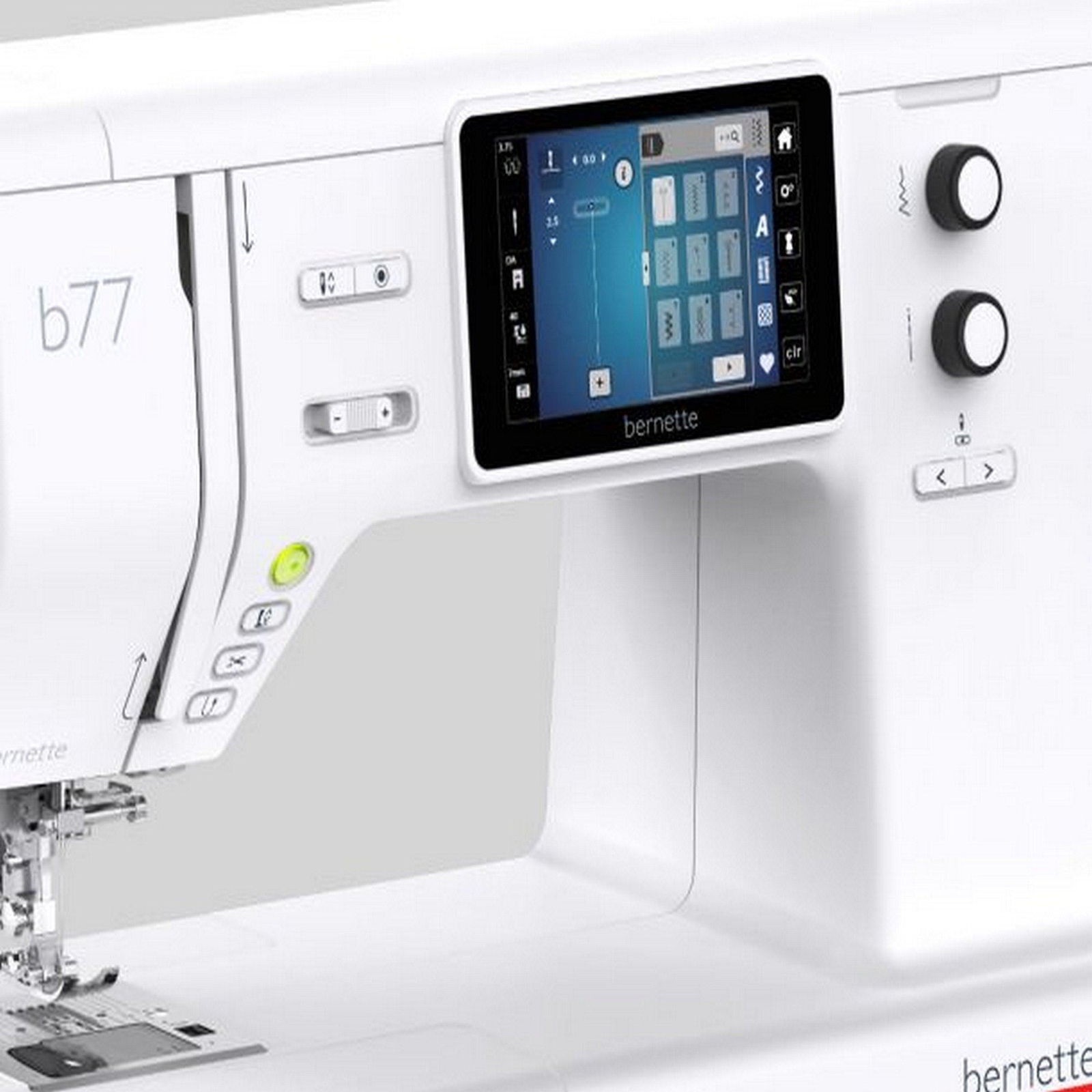 Bernette B77 Deco Sewing & Quilting Machine Bundle with 100 Thread Spools