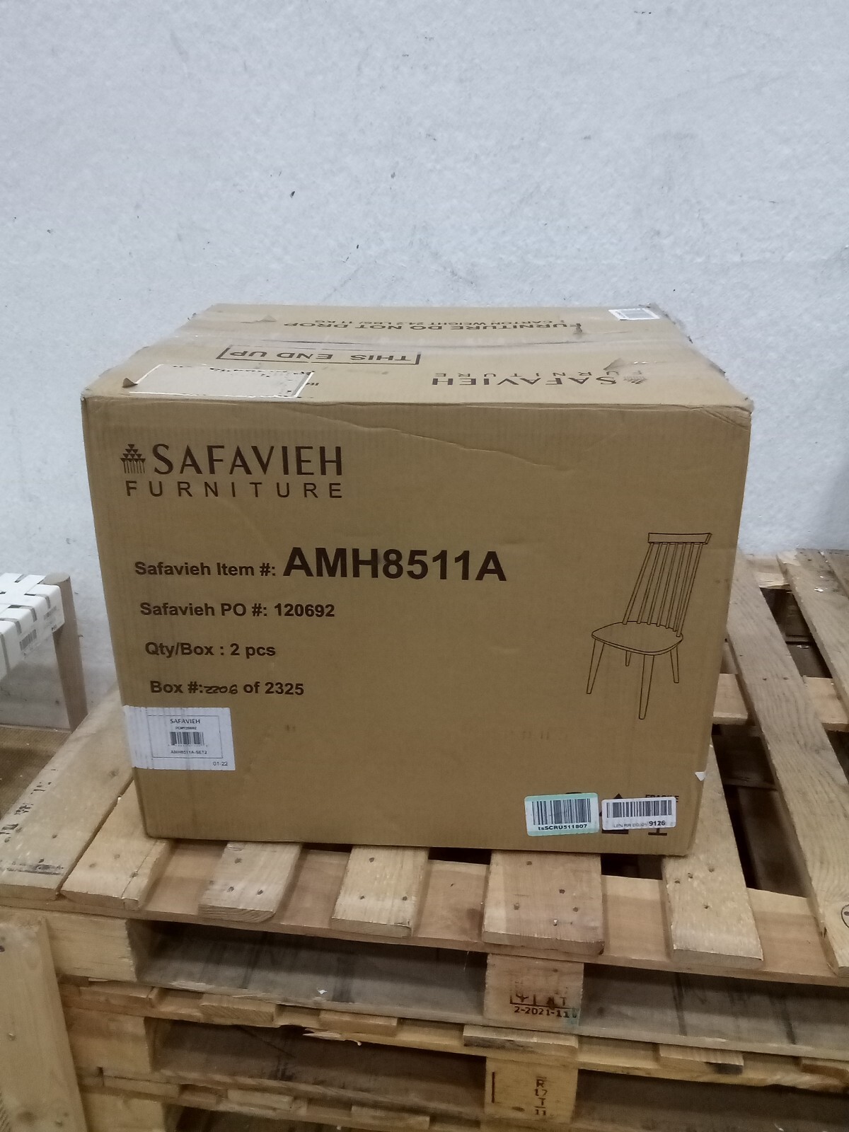 Safavieh BURRIS SIDE CHAIR, Reduced Price 2172724451 AMH8511A