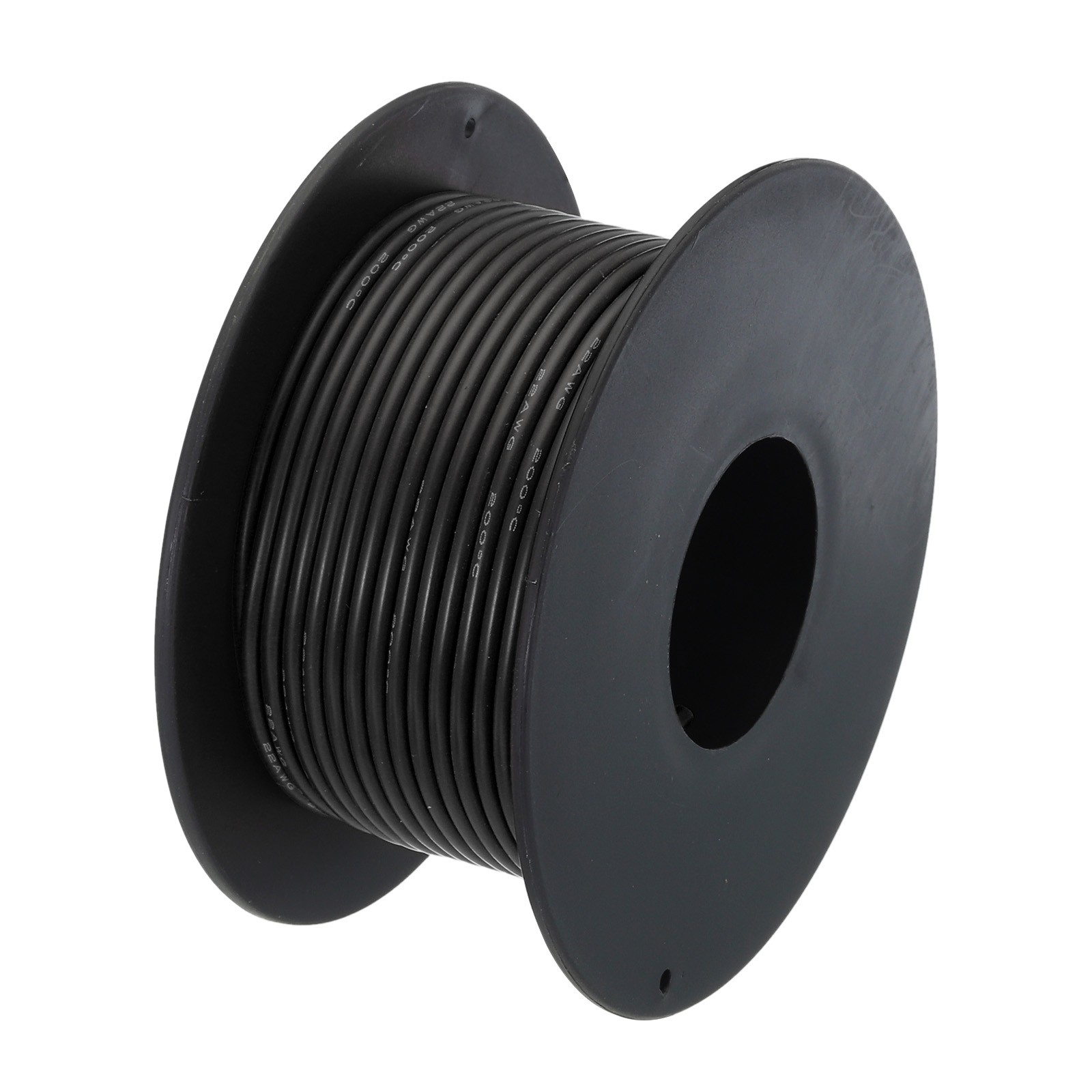 22 Gauge Silicone Wire 22AWG Electrical Wire Stranded Tinned Copper 49.2ft Black
