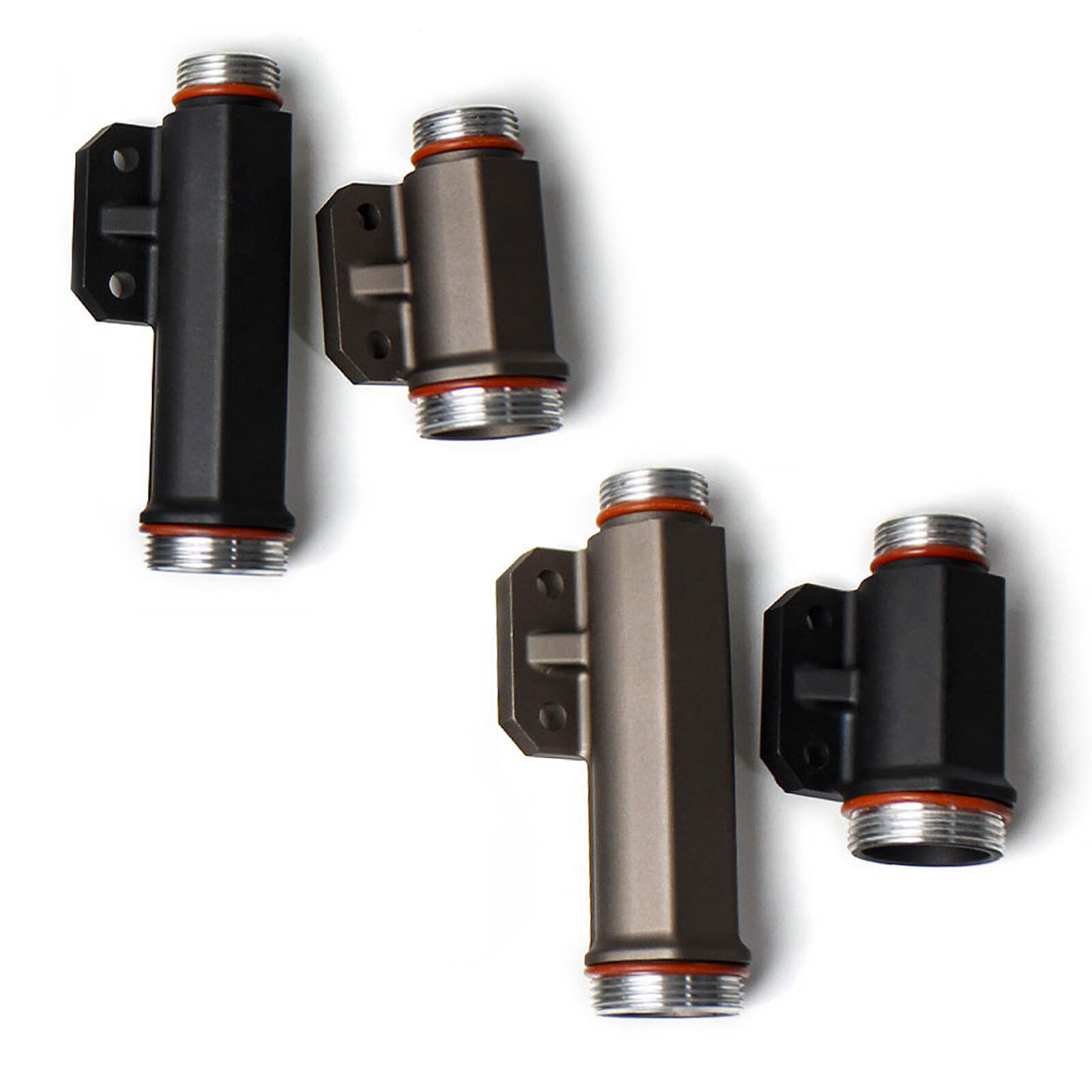 Tactical Flashlight Body Mount Adapter fit 18350 18650 Battery Light Accessories