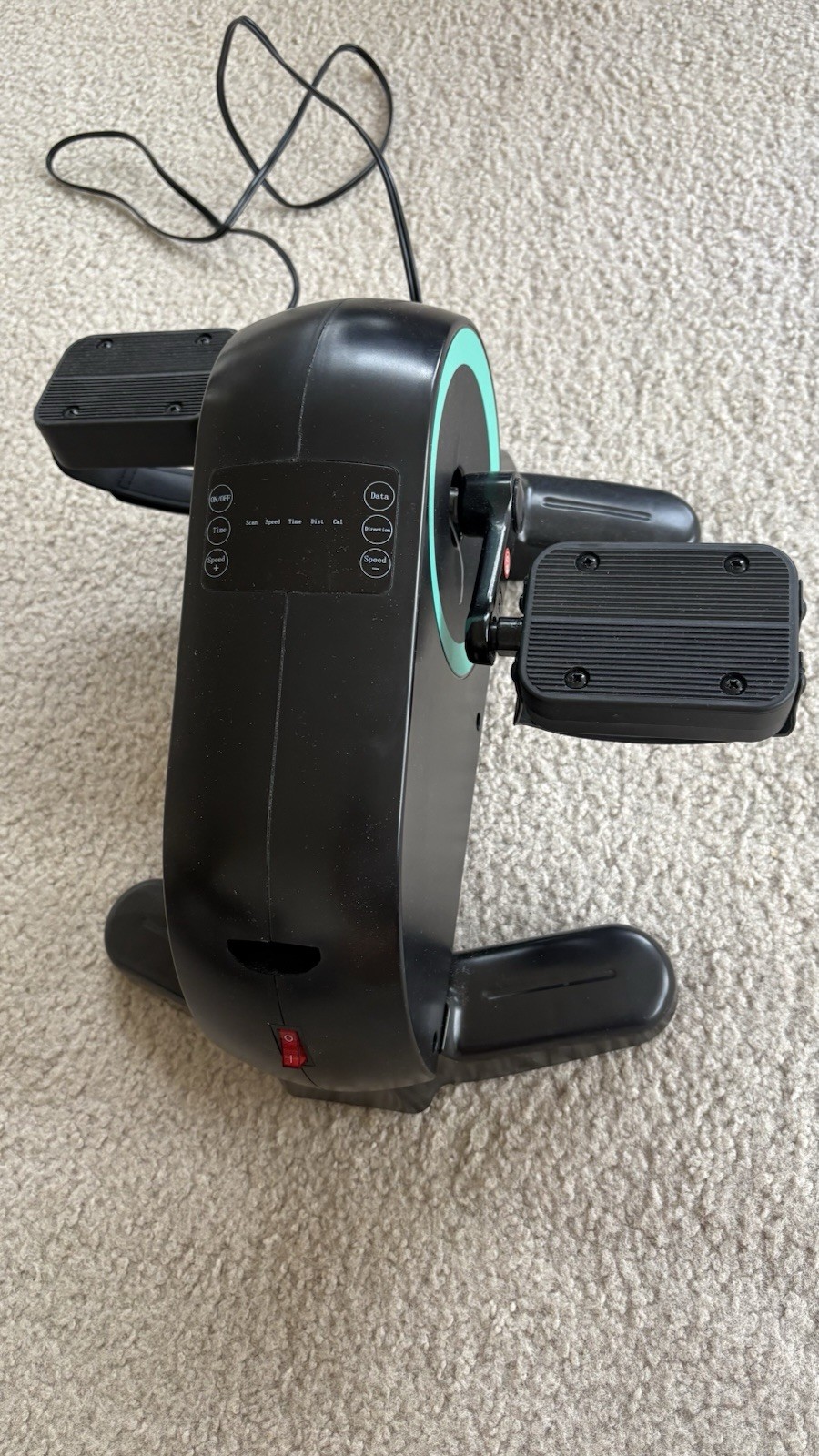 UPGO Mini Under Desk Bike ,Electric Exerciser Cycle, with Remote Control