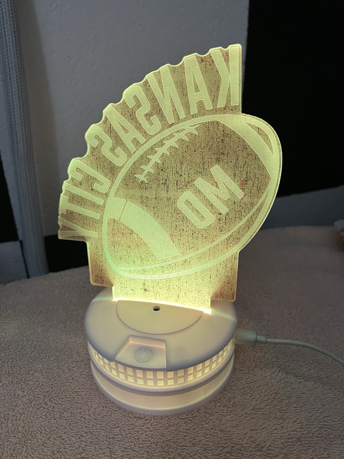Kansas City 3D Creative Visualization Lamp Mullticolored w/ Remote/NEW/FREE SHIP