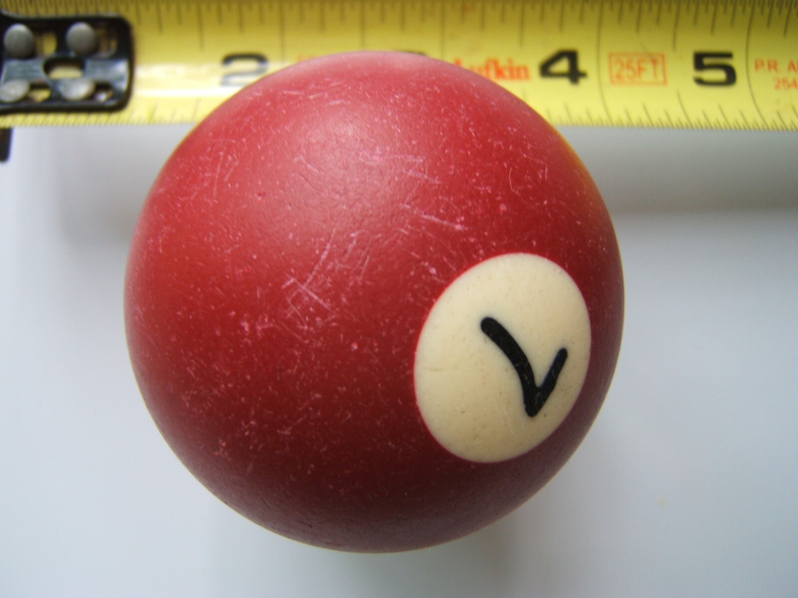 Billiard/Pool Balls / Individual replacement / 2 1/4" diameter / No. 7