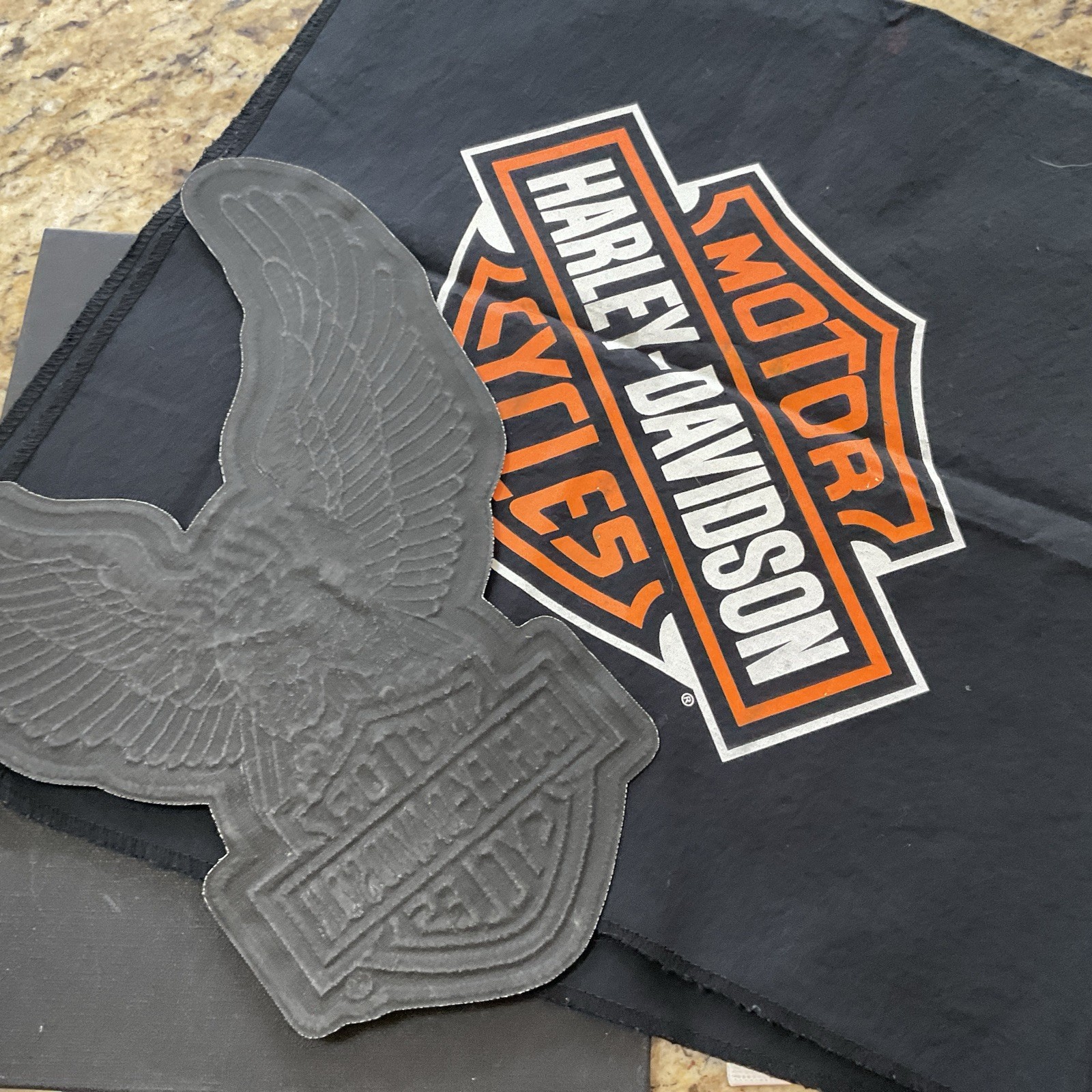 HARLEY-DAVIDSON Motorcycles LG Eagle Patch-UNUSED/Bandana