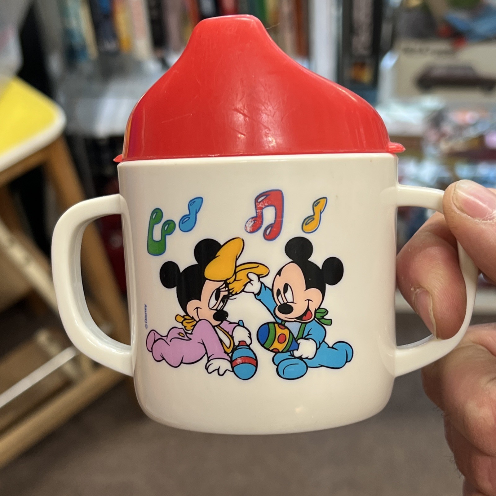 Cole & Mason Mickey Mouse Drinking Cup With Drinking Lid