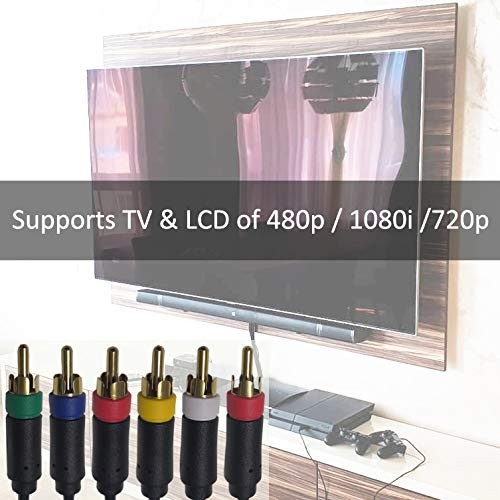 Hd Retrovision 2/3 Ps2/ps3 Premium Ypbpr Component Video Cable