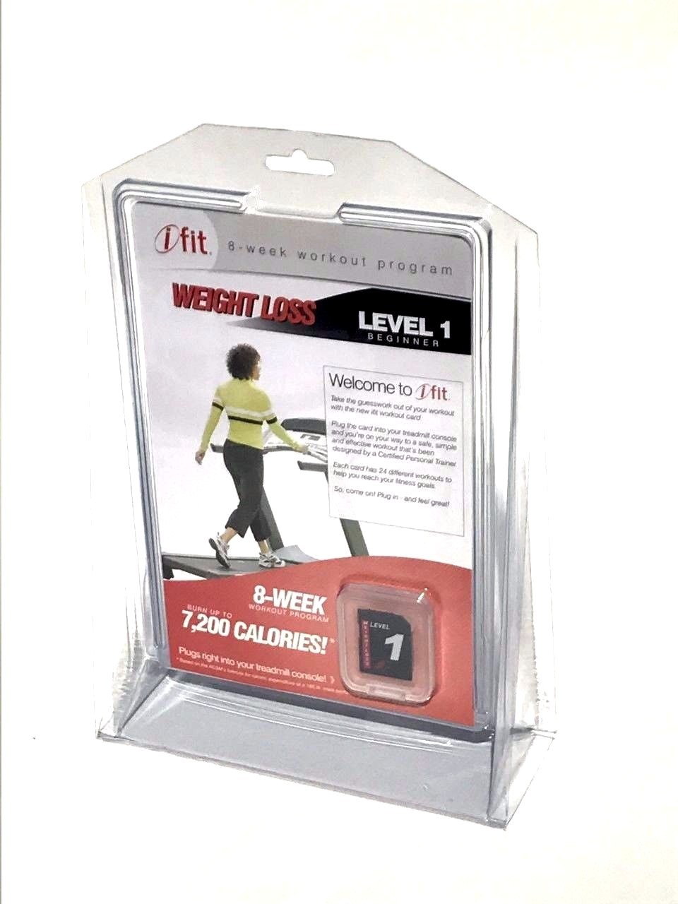 TREADMILL SD CARD - Weight Loss Level 1 - iFit -24 Workouts - Exercise Programs