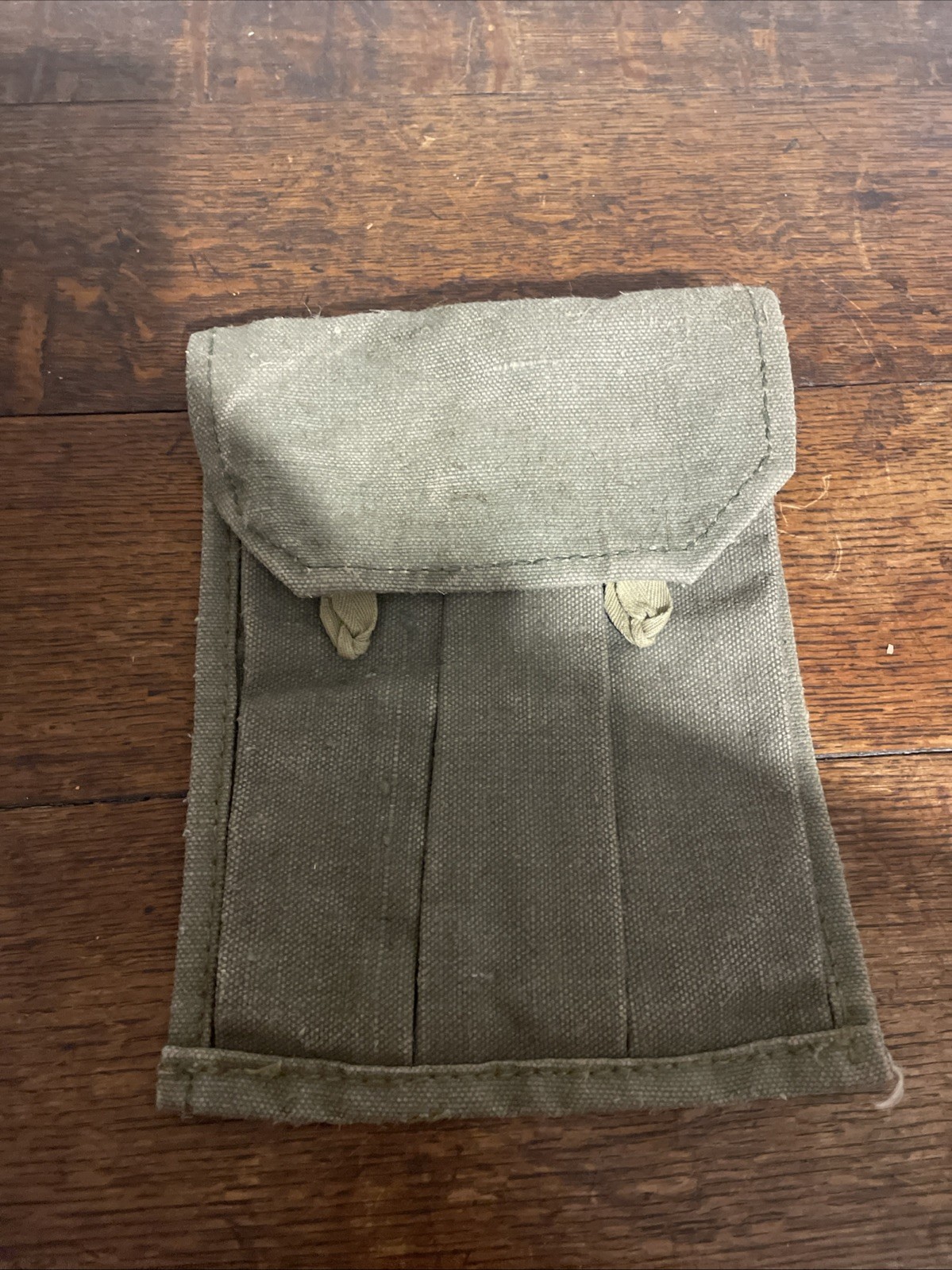 Vintage Military Pouch For 3 Magazines 1950 To 1960