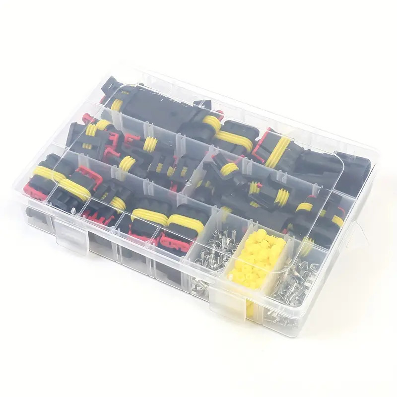352PCS Waterproof Car Electrical Connectors 1/2/3/4 Pin Durable & Reliable