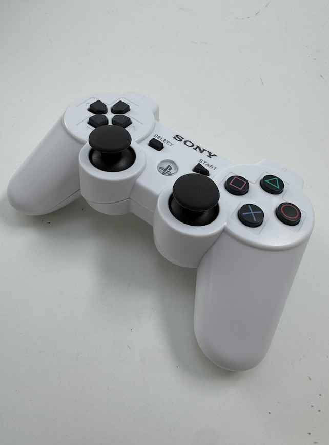 Sony PlayStation 3 PS3 Dualshock 3 Controller White - Gently Used