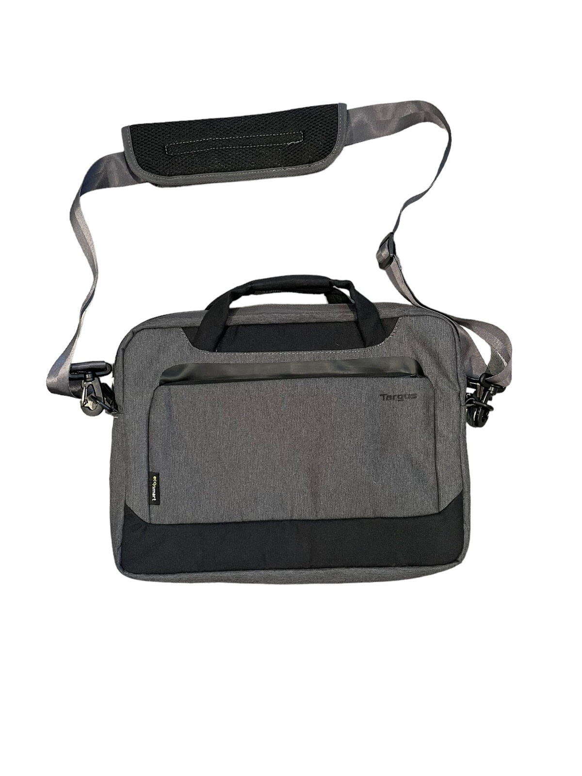 Targus Dk. Gray Laptop Travel Briefcase Bag w/Detachable Adjustable Straps