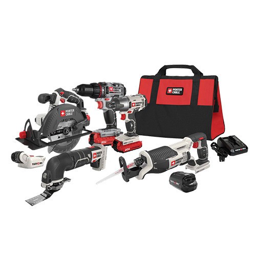 Porter-Cable PCCK617L6 20V MAX Li-Ion Cordless 6-Tool Combo Kit (2 Ah) New