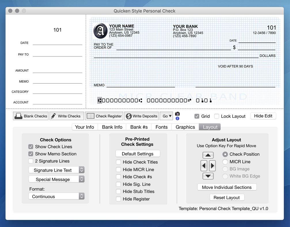 - Windows & Mac Check Printing Software