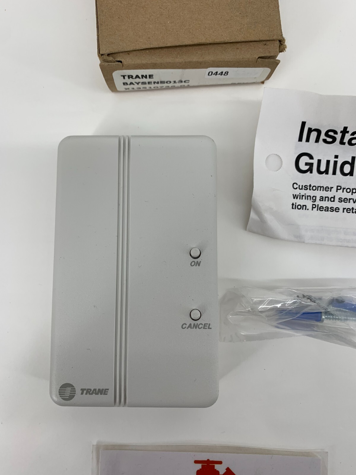 Trane X13510736-01 Zone Sensor For Unit With Timed Override Button