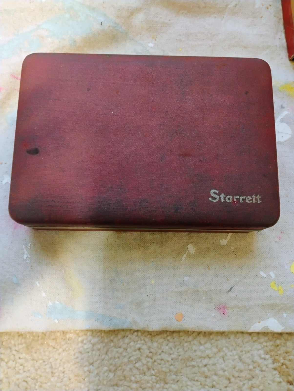 Starrett 196 Universal Back Plunger Dial Indicator Set with Case and Box