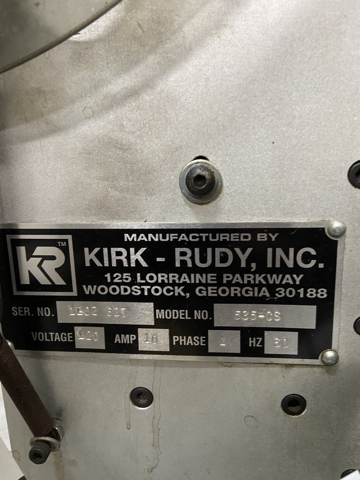 Kirk Rudy 535 CS Tabber