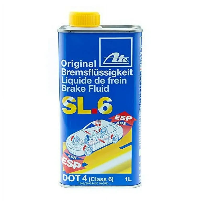 SL.6 DOT 4 Brake Fluid - 1 Liter Can for Optimal Vehicle Performance