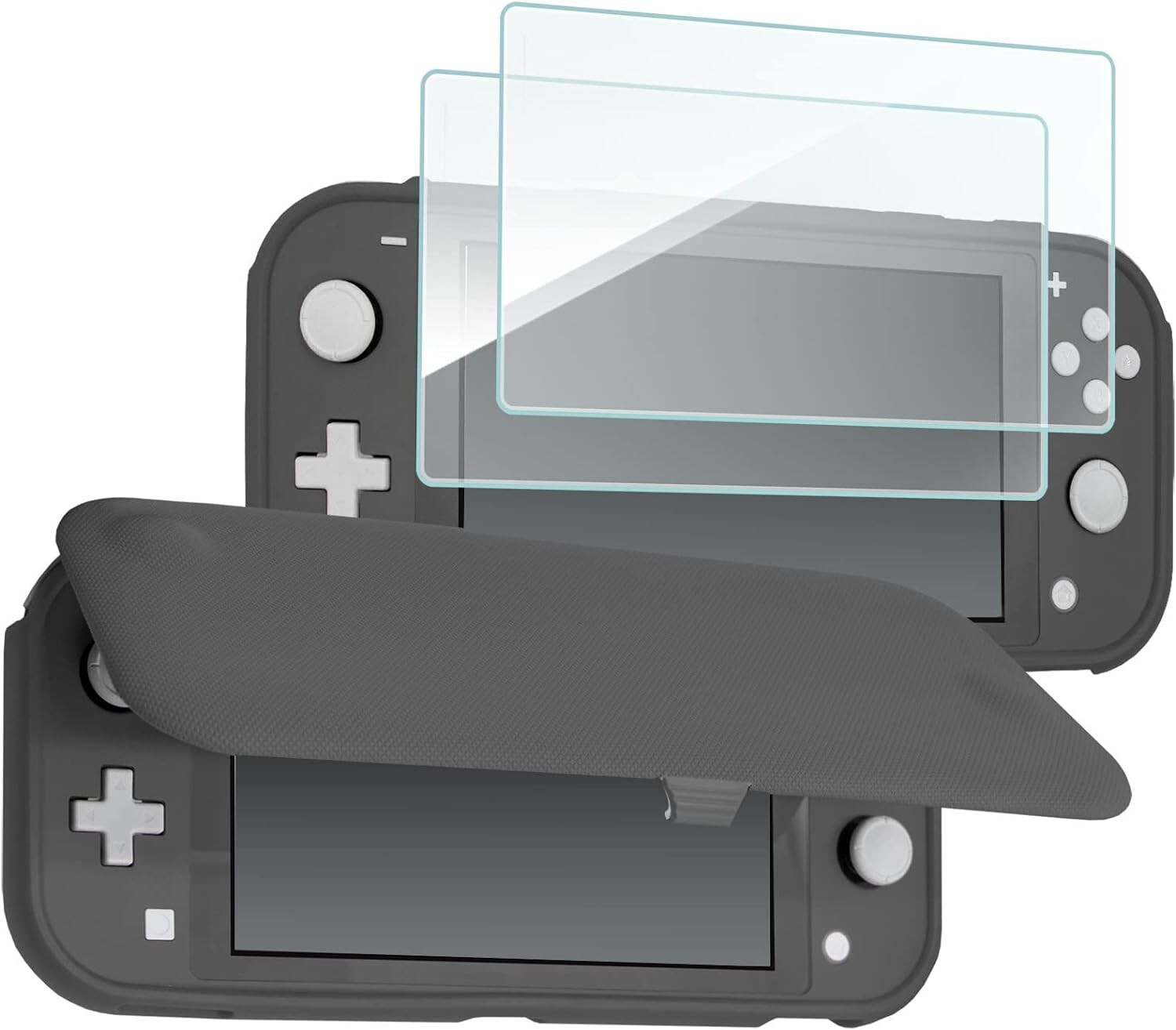 Procase Switch Lite Flip Case Glass 2 Slim Clear Soft TPU Cover Impact Protect