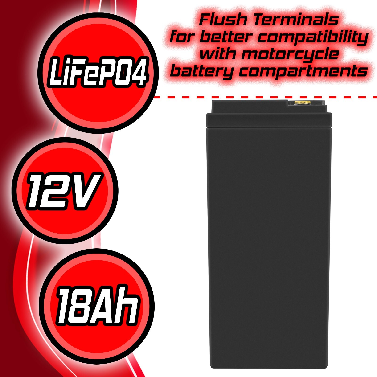 Banshee 12V 18AH Lithium Replacement Battery for 5799000010