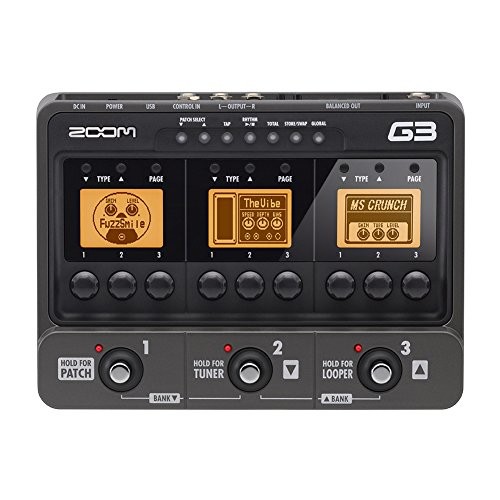 ZOOM G3 Version 2.0 Guitar Effect Amplifier Simulator
