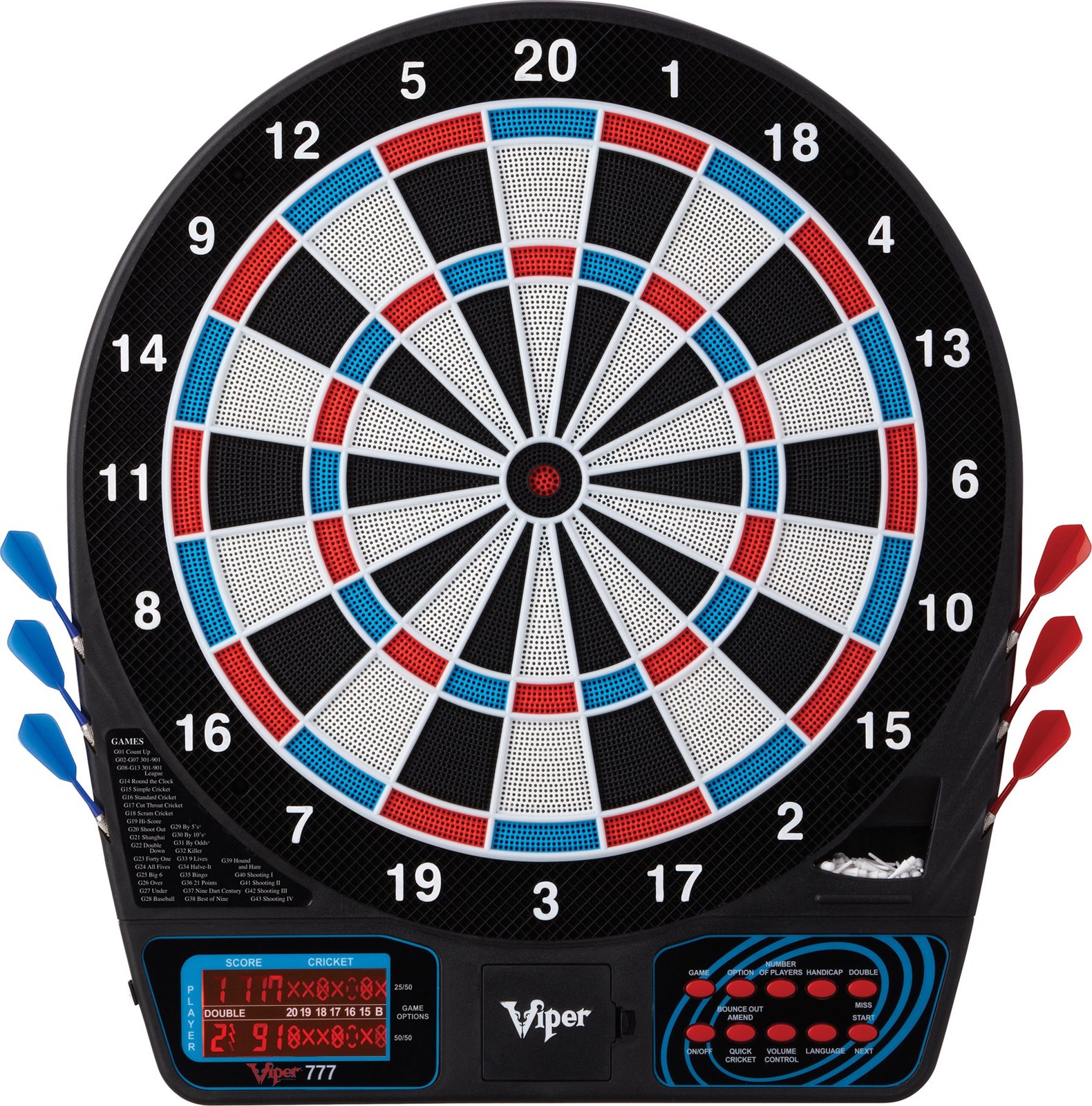 Viper By Gld Products Metropolitan Solid Wood Dartboard Play-Ready Bundle