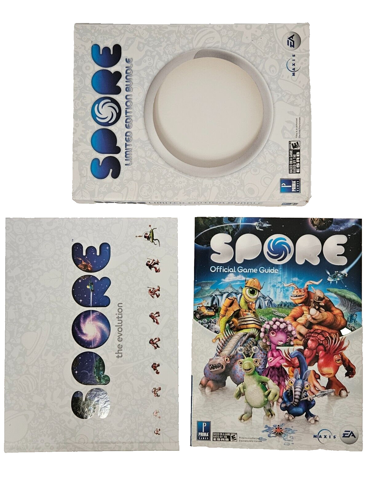 Spore Limited Edition Bundle Official Hardcover Game Guide Book PC