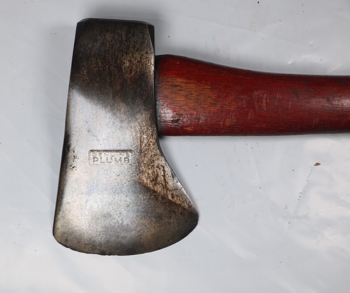 Vintage Genuine Plumb National Pattern Boy Scout Hatchet, Axe Original Handle