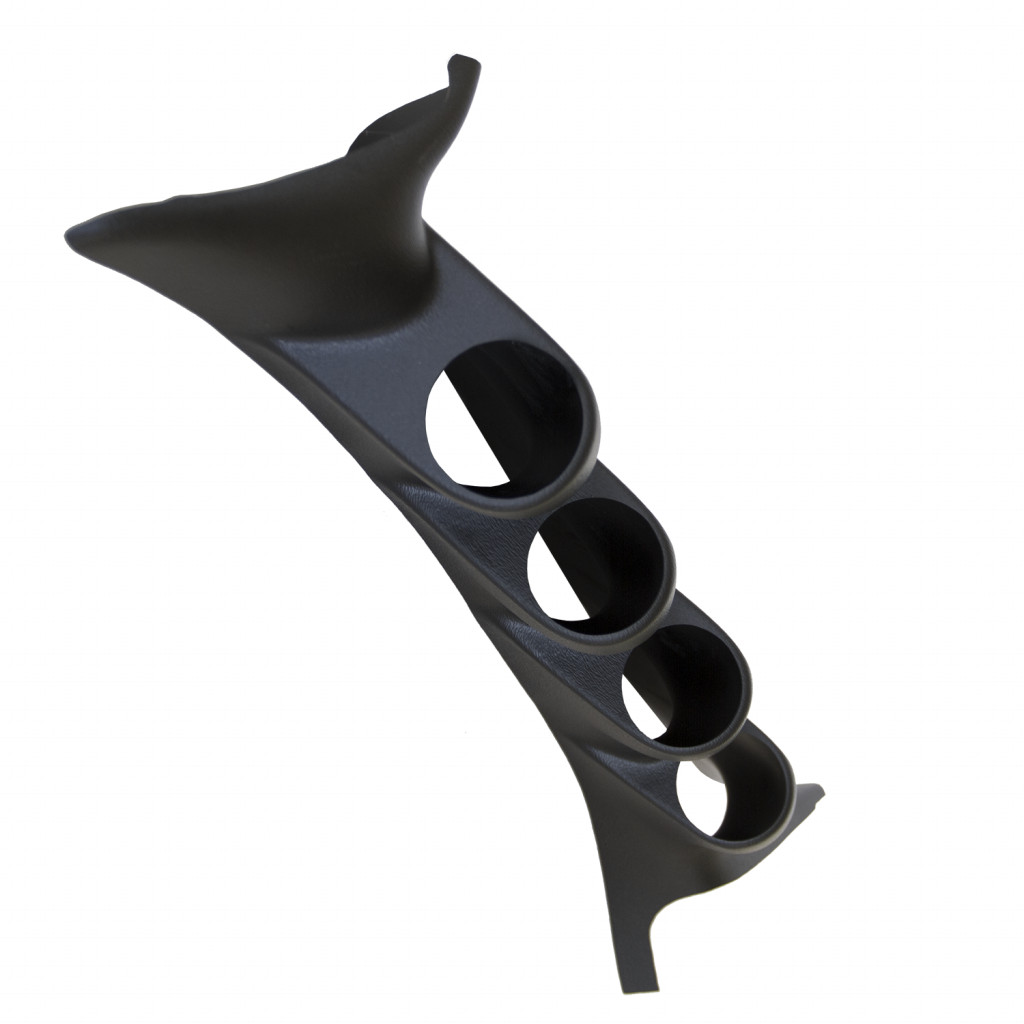 AutoMeter Quad Pillar Pod For Ford F-250 1999 Black 52mm