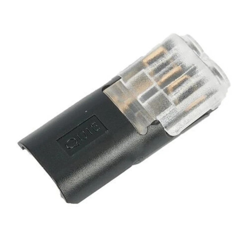 50pcs Double-Wire Plug-in Connector, Cable Clamp with Locking Buckle, AWG 18-22