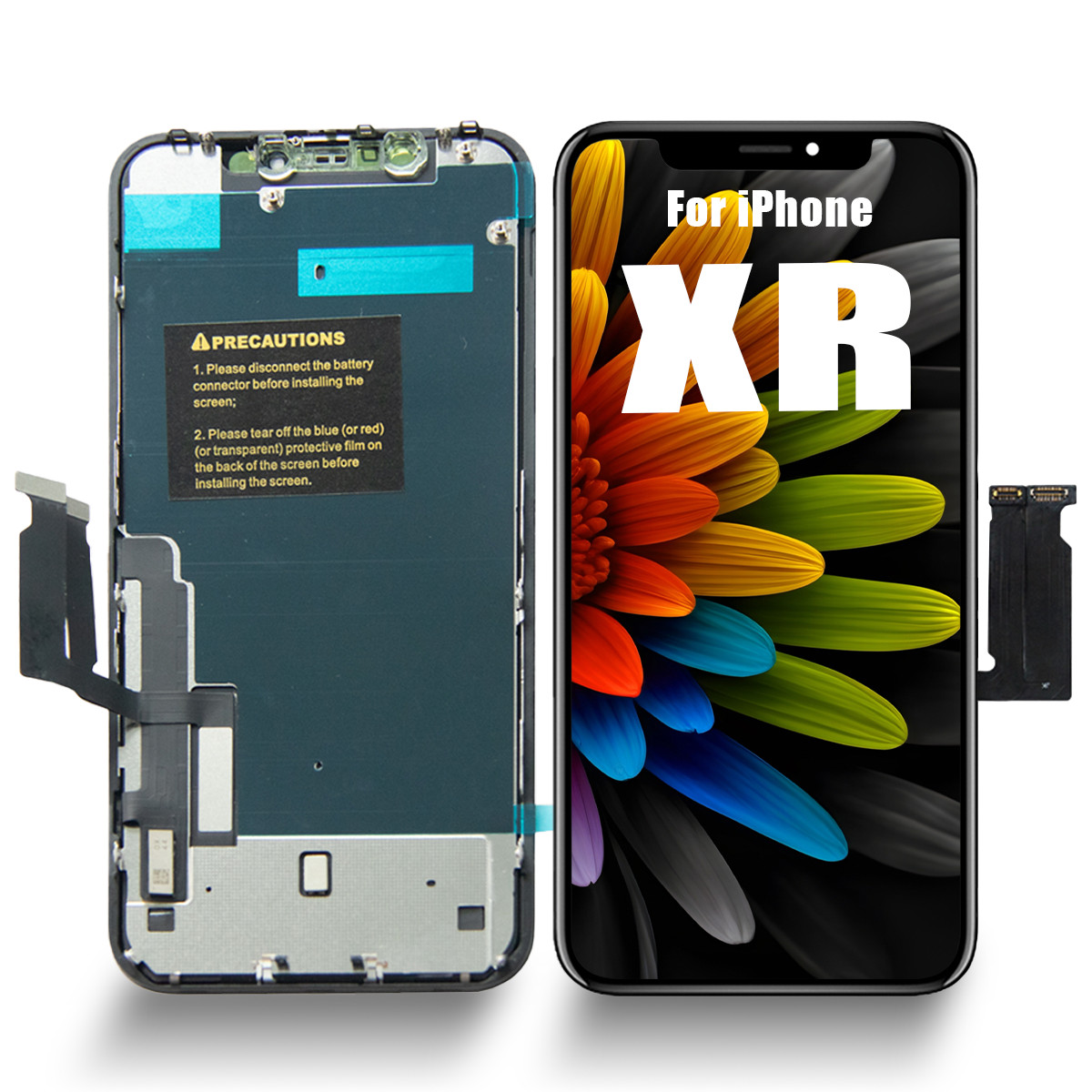 For iPhone XR LCD Display Touch Screen Digitizer Assembly Frame Replacement