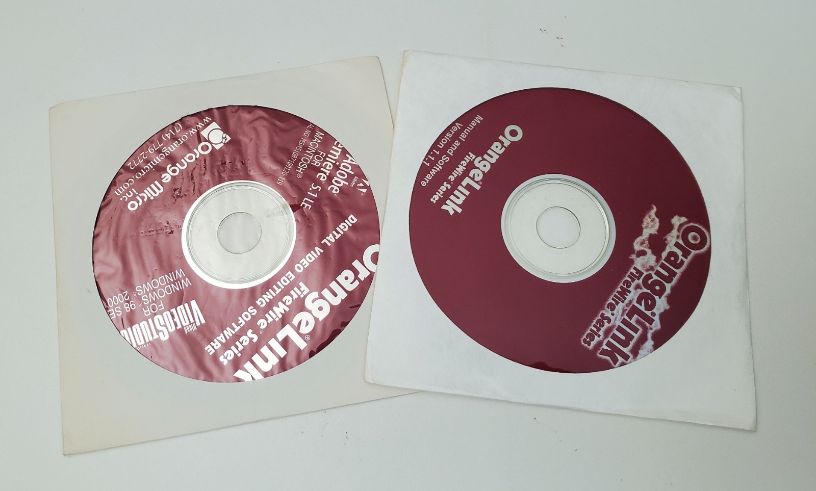 OrangeLink Firewire Series CD Rom Software Version 1.1.1 Mac Adobe Premiere 5.1