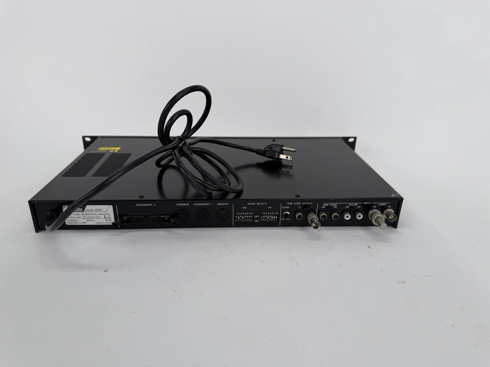 Fostex 4010 Sub System Time Code Generator / Reader