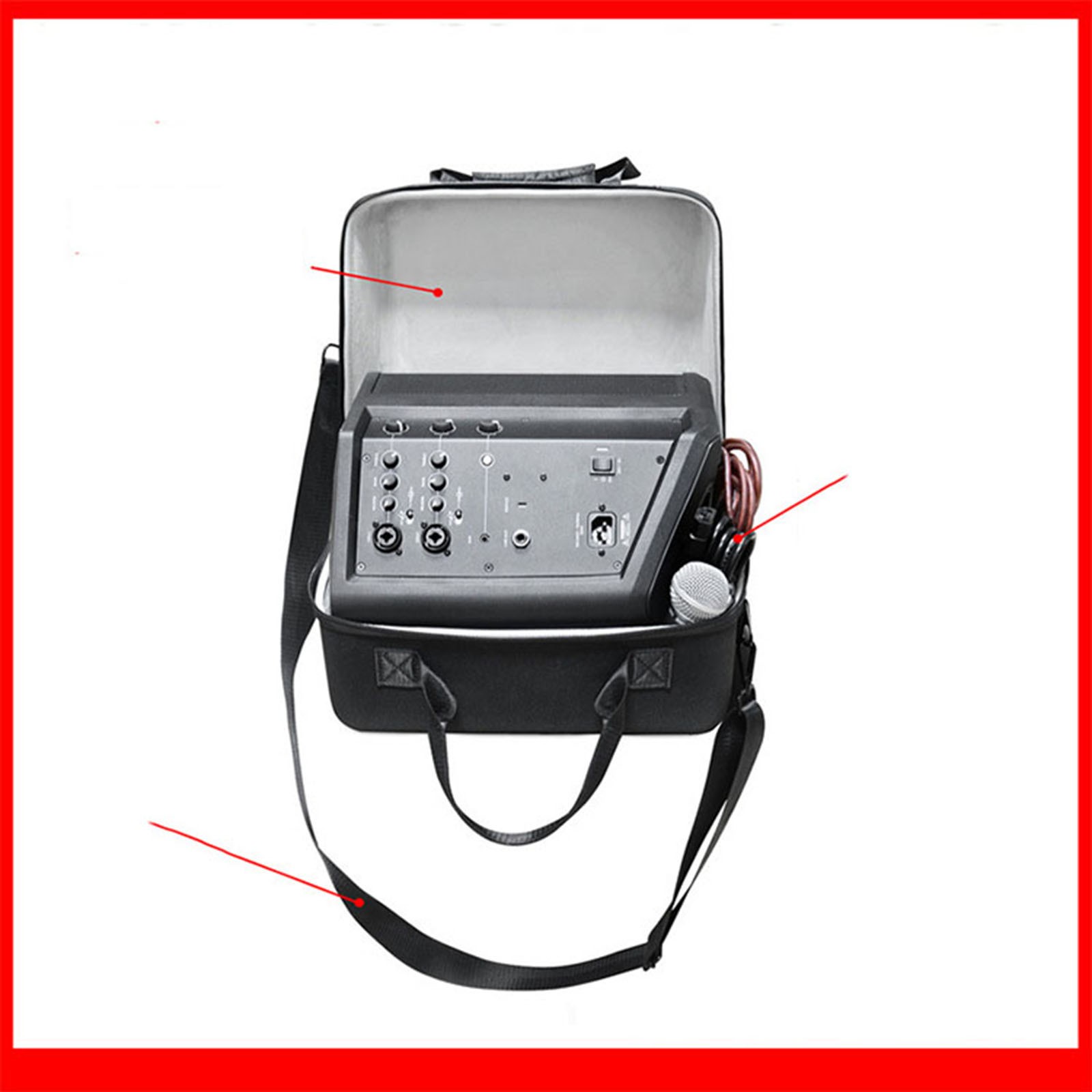 For S1 PRO Speaker Protection Bag Wireless Bluetooth Audio Carrying Case @#