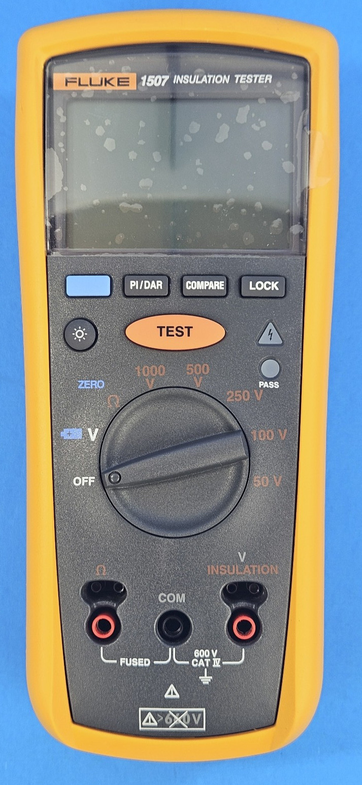 Fluke 1507 Insulation Tester Meter Multimeter!