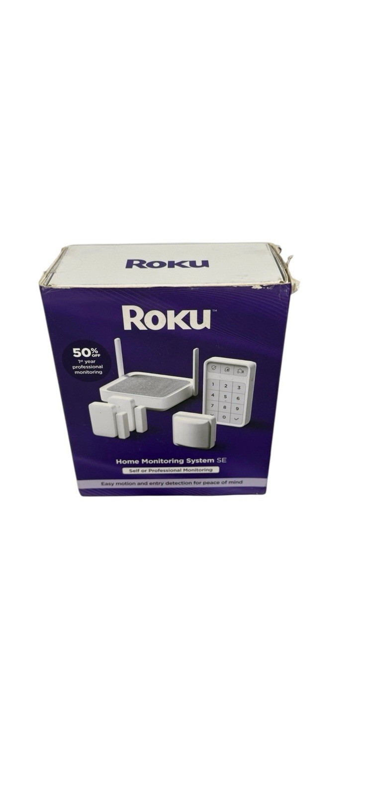 Roku Home Monitoring System SE - 2 Door Window Motion Sensors Keypad - SS1000R