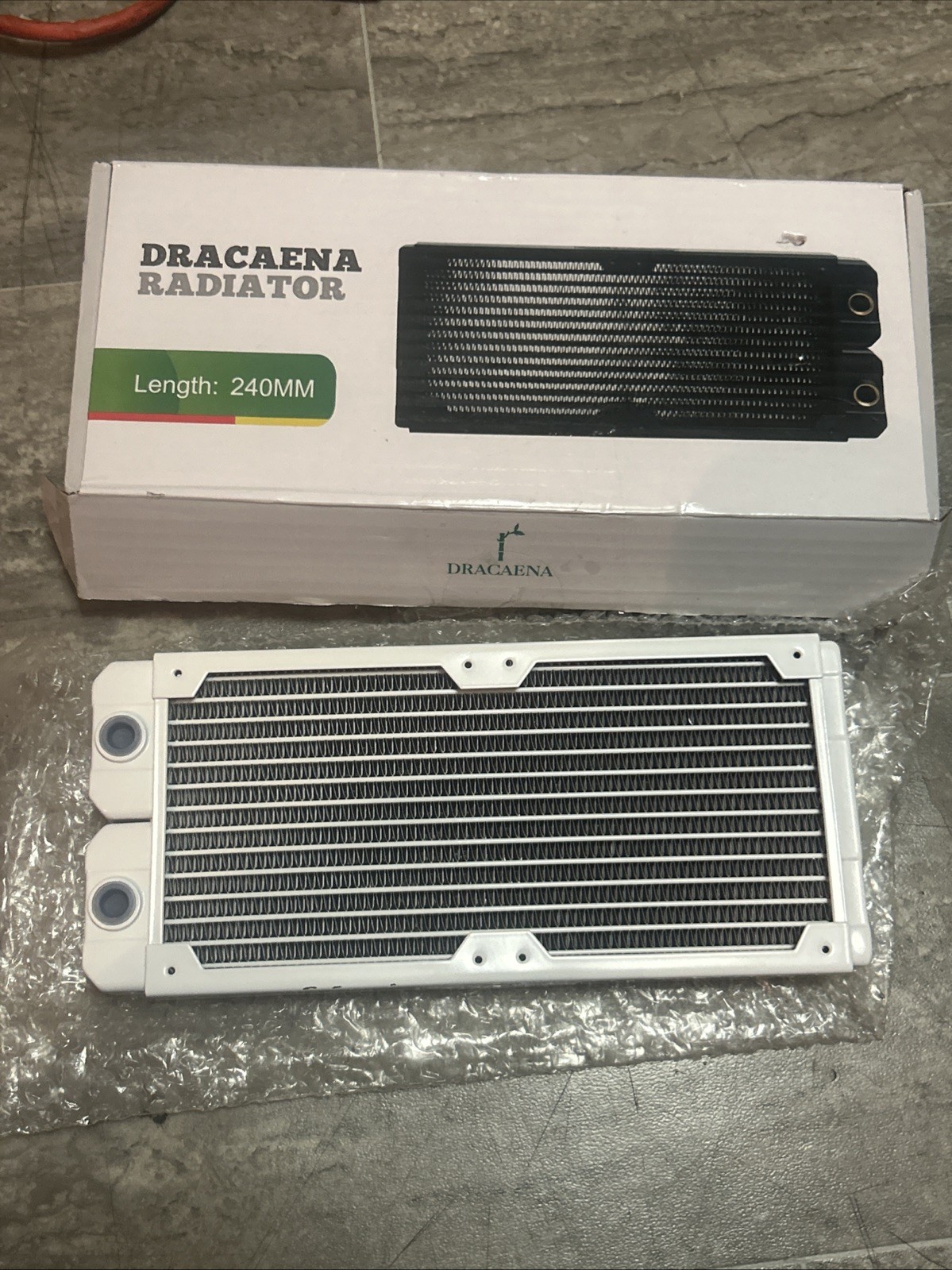 Dracaena 240mm Water Cooling Radiator, White