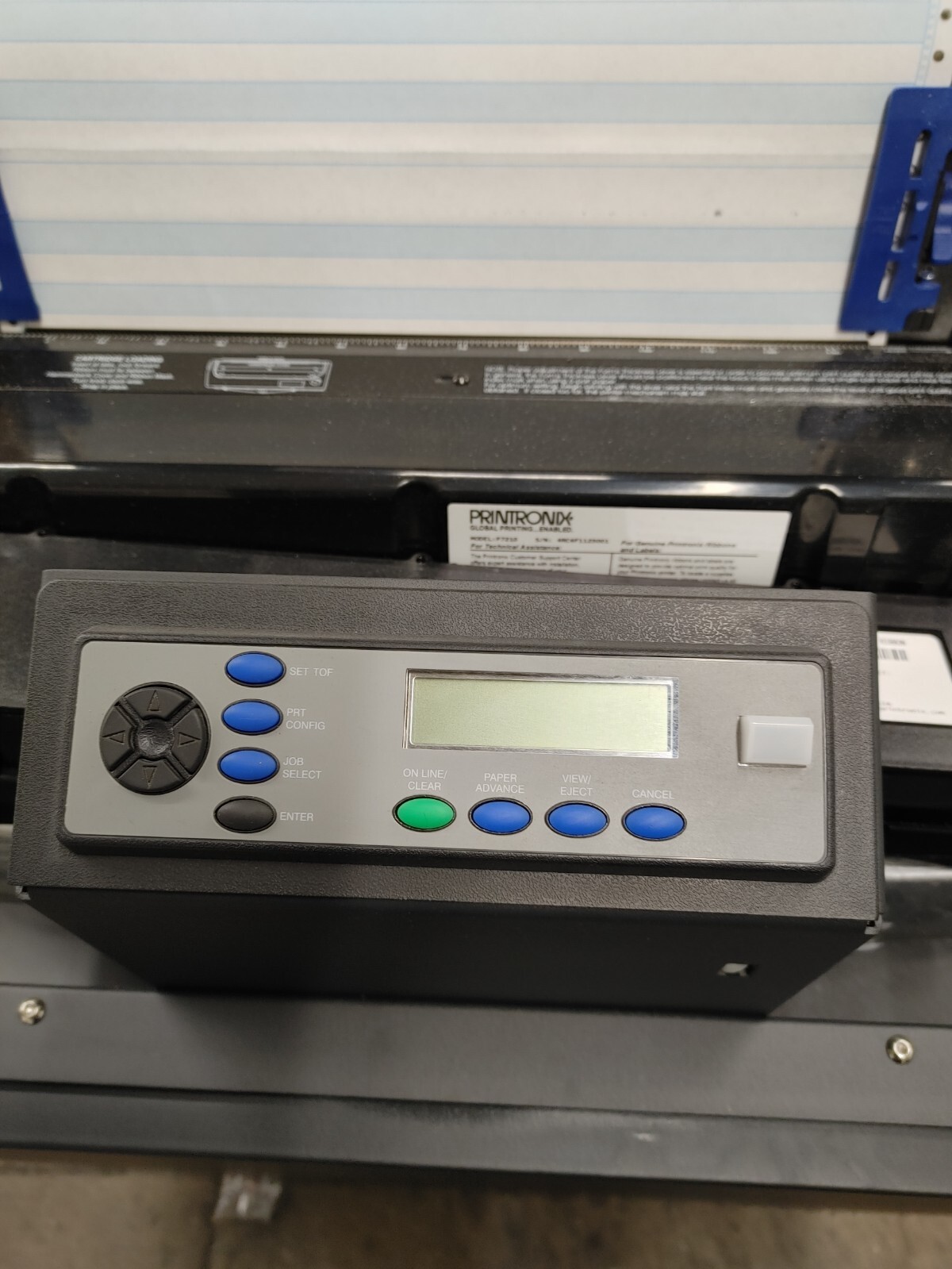 Printronix PSA3 P7210 Cabinet Cartridge Line Matrix Printer