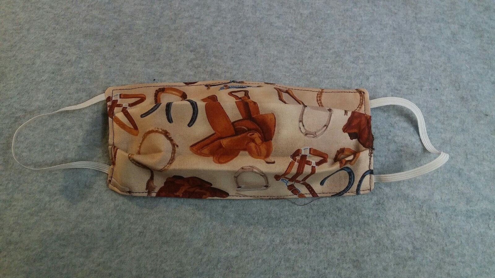 Handmade Fabric Face Mask - Reusable Western