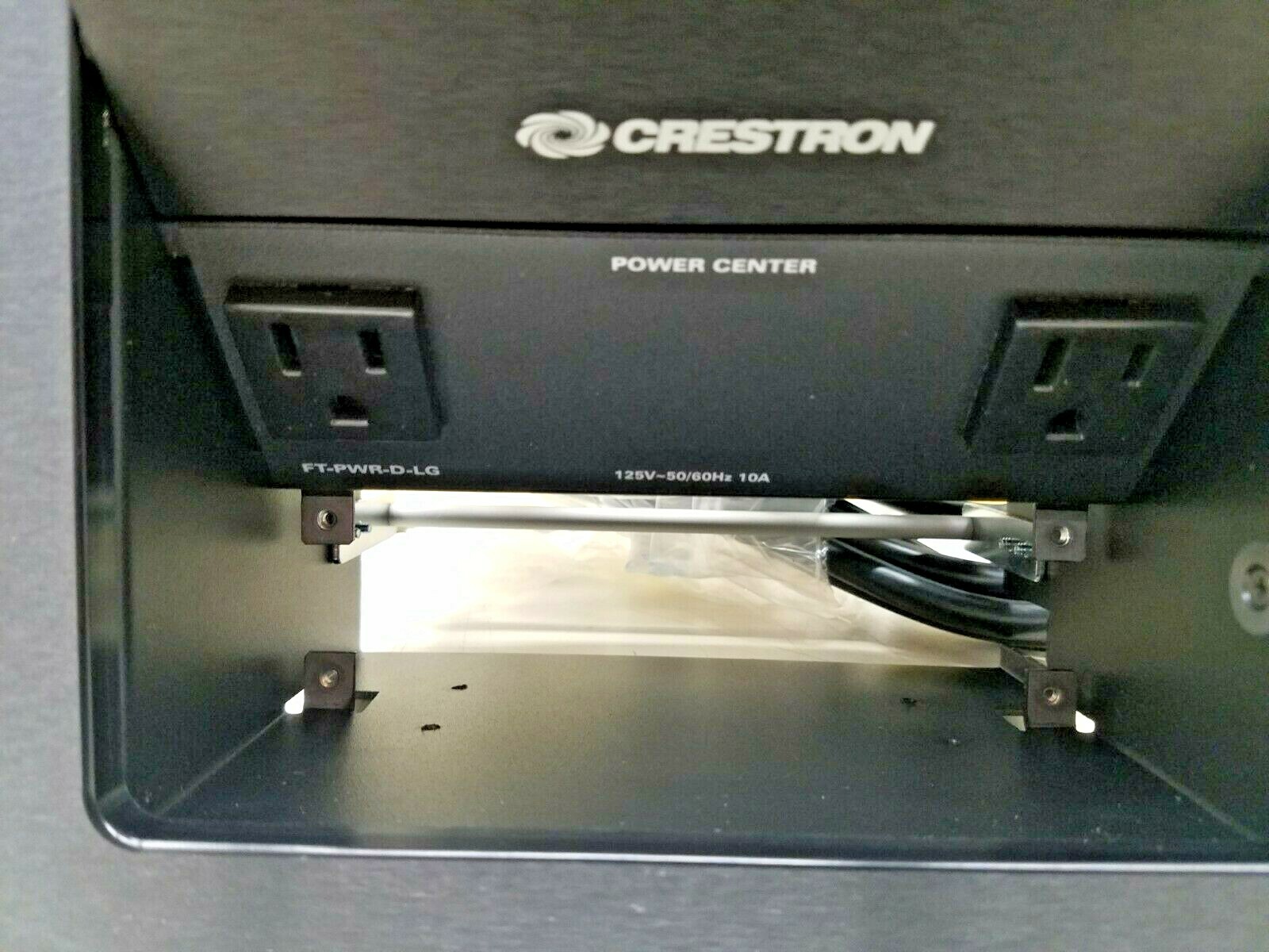CRESTRON  FT-PWR-D-LG-B- FlipTop Power Center, 6502821 Large, Dual FREE SHIP.