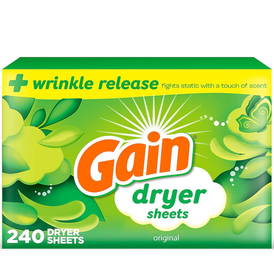 Gain Original Fabric Softener Dryer sheets 240 Loads 240 -Count