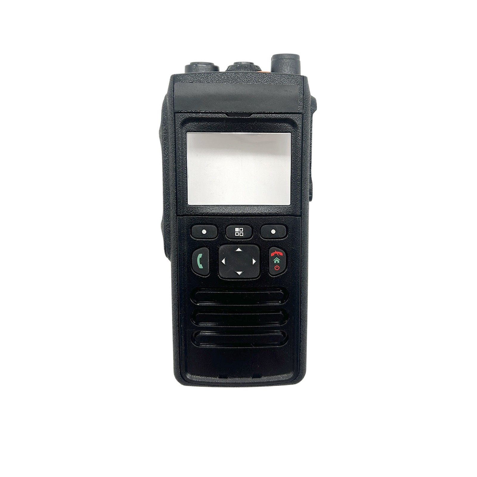 Replacement Front Housing Case Kit for MTP3100 Black Limited-Keypad with Knobs