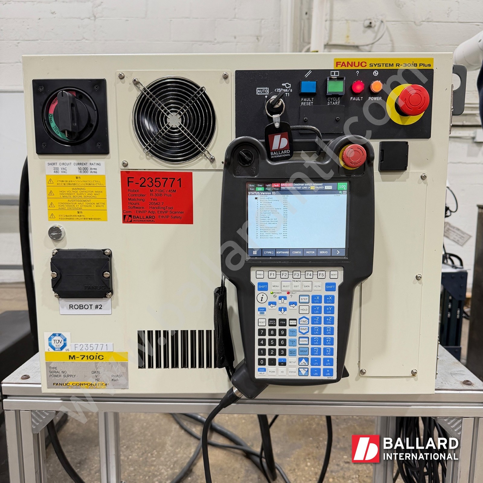 FANUC M-710iC/45M Robot Complete System w/ R30iB Plus Controller - F235771