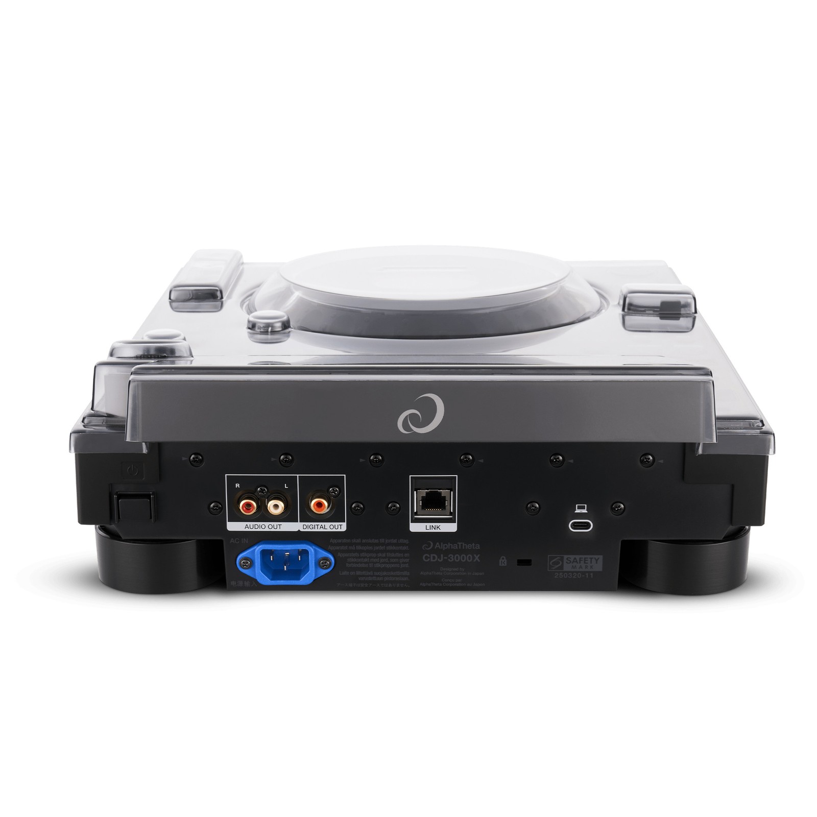 Decksaver Dust Cover for AlphaTheta CDJ-3000X